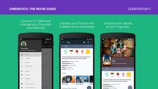 CINEMATICS: THE MOVIE GUIDE CODEFEST2017
 