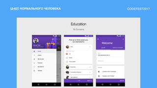 UI-KIT НОРМАЛЬНОГО ЧЕЛОВЕКА CODEFEST2017
 