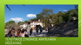 ΤΕΛΕΥΤΑΙΟΣ ΣΤΑΘΜΟΣ ΑΜΠΕΛΑΚΙΑ
ΘΕΣΣΑΛΙΑΣ
 