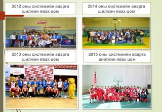 2012 оны системийн аварга
шилжин явах цом
2013 оны системийн аварга
шилжин явах цом
2014 оны системийн аварга
шилжин явах цом
2015 оны системийн аварга
шилжин явах цом
 