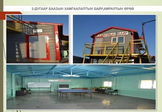 2-ДУГААР БААЗЫН ХАМГААЛАЛТЫН БАЙР,АМРАЛТЫН ӨРӨӨ
 