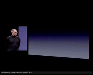 <iPhone Release Speech> Steve Jobs, Apple Inc., 2007
 