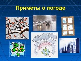Приметы о погодеПриметы о погоде
 