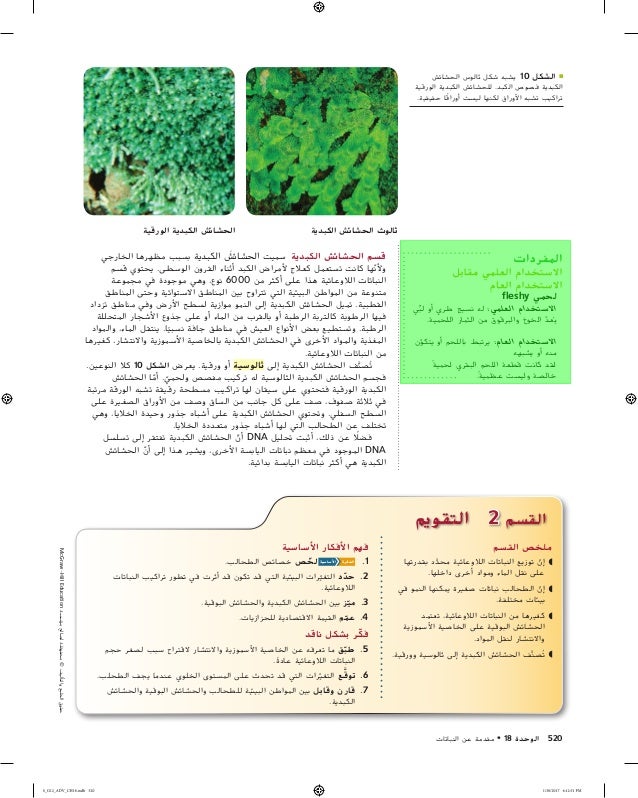 الأخرى؟ طريقها عن التالية تنقل الماء النباتات تراكيب أي لها والمواد أي النباتات