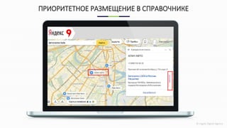© Ingate Digital Agency
ПРИОРИТЕТНОЕ РАЗМЕЩЕНИЕ В СПРАВОЧНИКЕ
 