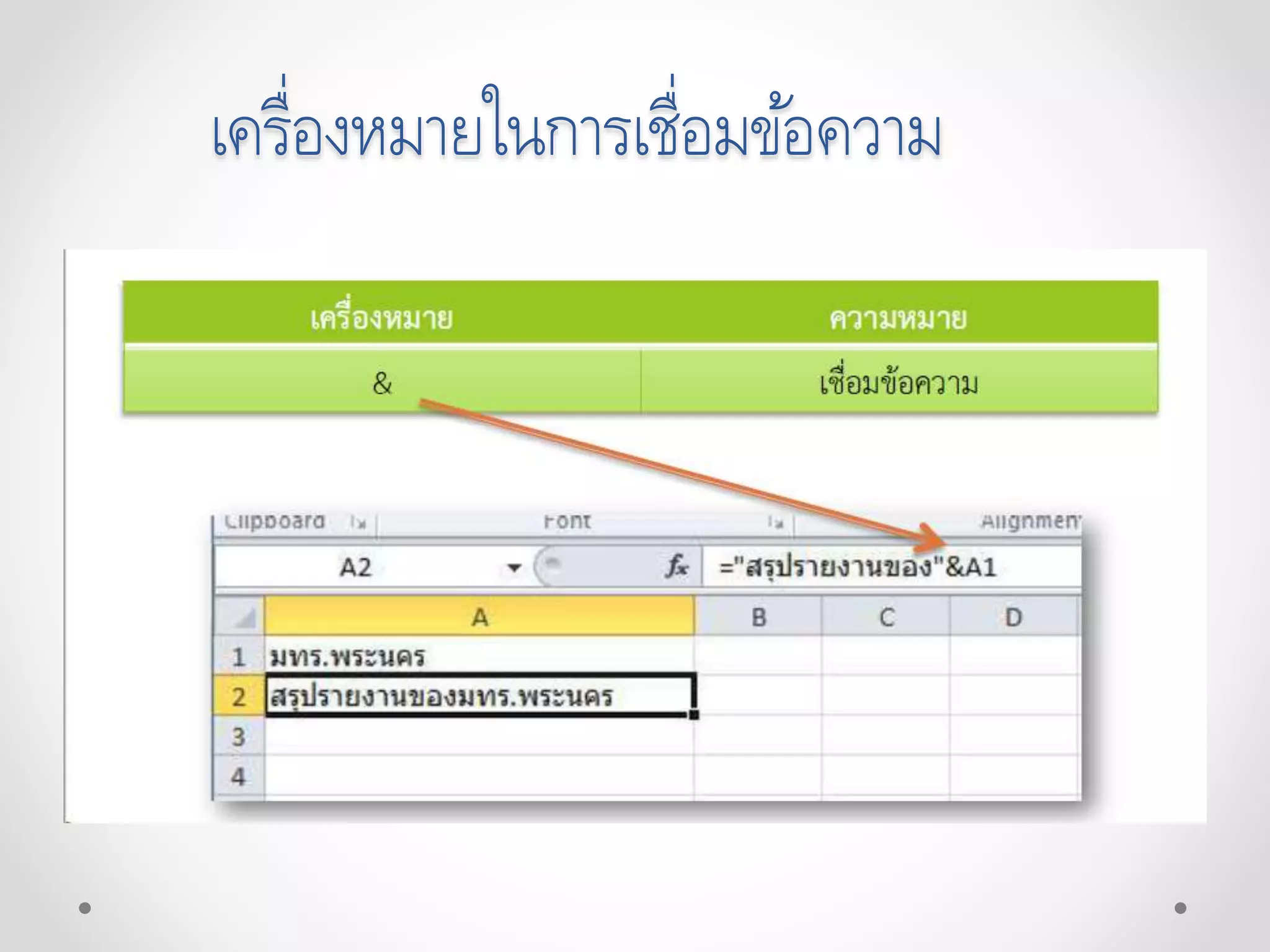เครื่องหมายในการเชื่อมข้อความ
 