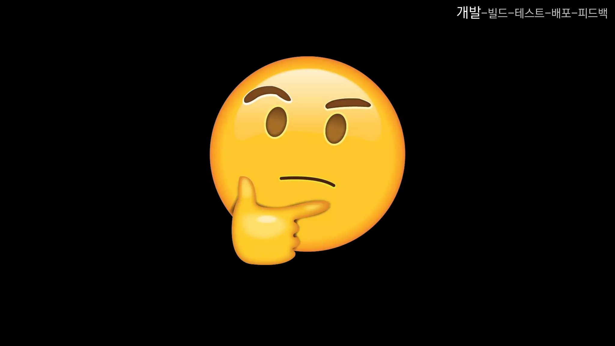 개발-빌드-테스트-배포-피드백
 