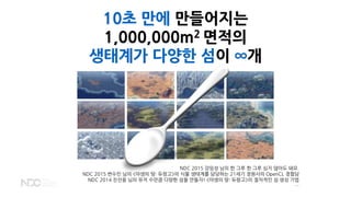 10초 만에 만들어지는
1,000,000m2 면적의
생태계가 다양한 섬이 ∞개
NDC 2015 강임성 님의 한 그루 한 그루 심지 않아도 돼요.
NDC 2015 변수민 님의 <야생의 땅: 듀랑고>의 식물 생태계를 담당하는 21세기 정원사의 OpenCL 경험담
NDC 2014 진선웅 님의 유저 수만큼 다양한 섬을 만들자! <야생의 땅: 듀랑고>의 절차적인 섬 생성 기법
…
 