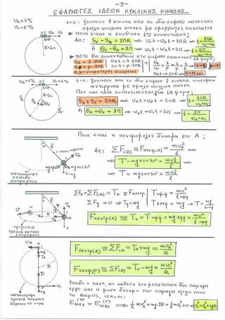 Επανάληψη ΄΄ΕΝ ΟΛΙΓΟΙΣ΄΄ Κυκλικής Κίνησης Β΄ Λυκείου