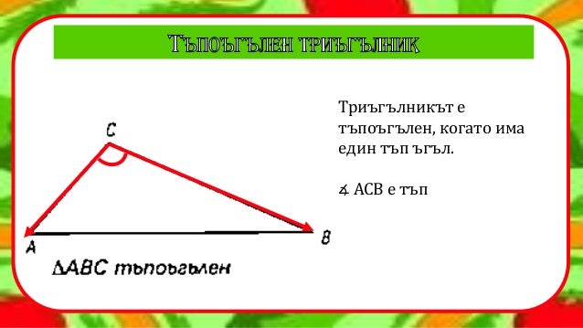 Видове триъгълници според ъглите им
