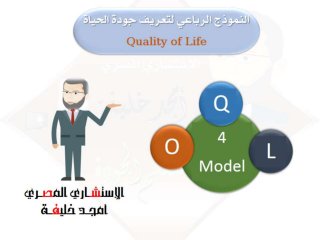 النموذج الرباعي لتعريف جودة الحياة - أمجد خليفة