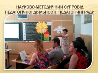 70
НАУКОВО-МЕТОДИЧНИЙ СУПРОВІД
ПЕДАГОГІЧНОЇ ДІЯЛЬНОСТІ. ПЕДАГОГІЧНІ РАДИ
 