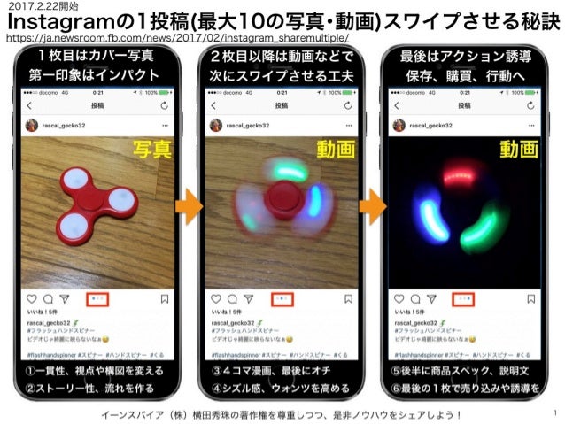 Instagramの1投稿 最大10の写真 動画 スワイプさせる秘訣 Instagramの1投稿 最大10の写真 動画 スワイプさせる秘訣