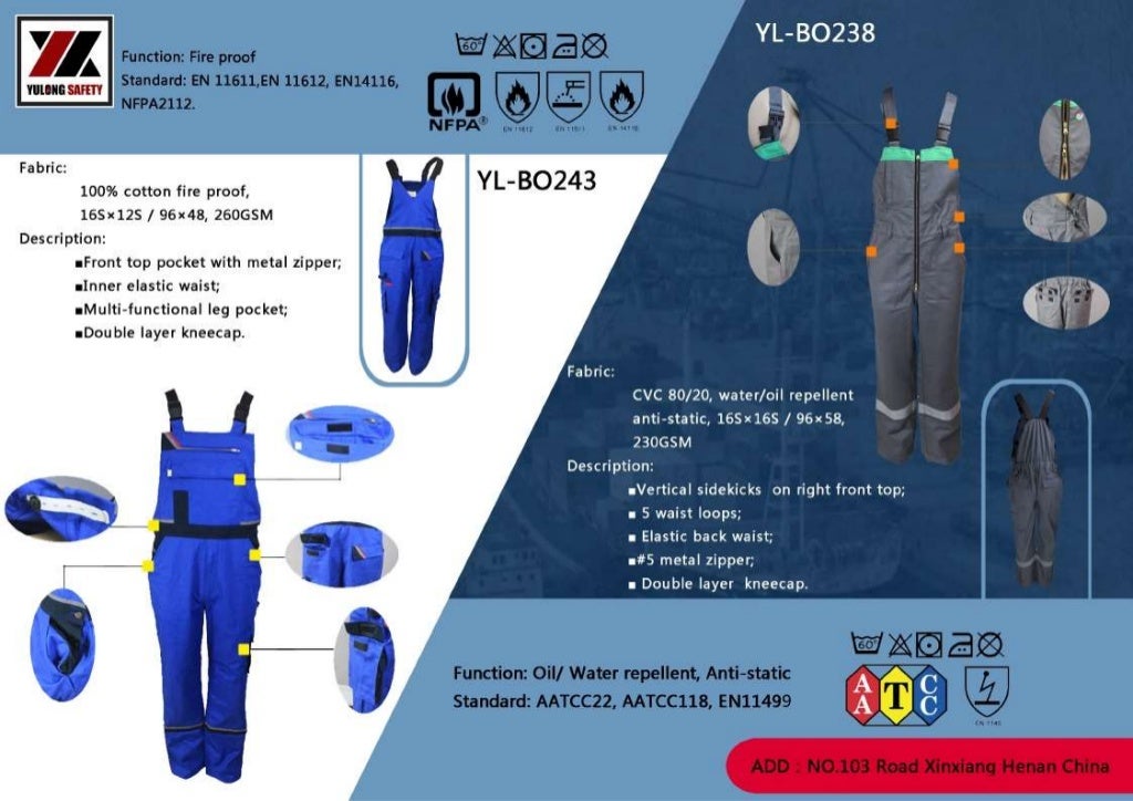 Safety protective garments