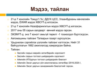 эмг ын долоо хоног | PPT