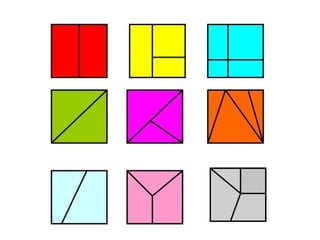 детска математика .сглобяваме квадрат от геометрични форми .първо ниво