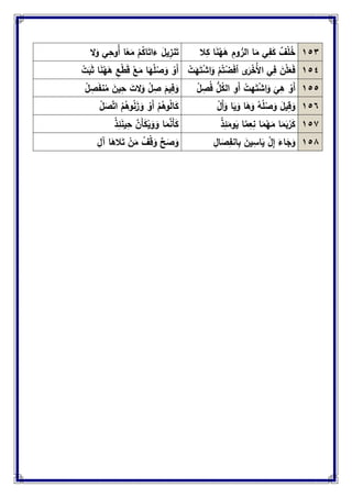 ٖٔ٘‫ّل‬ِ‫ك‬ ‫ا‬َ‫ن‬ُ‫ي‬َ‫ى‬ ِ‫وم‬ ُّ‫الر‬ ‫ا‬َ‫م‬ ‫ي‬ِ‫ف‬َ‫ك‬ ٌ‫ف‬ْ‫م‬ُ‫خ‬‫َّل‬َ‫و‬ ‫ي‬ِ‫ُوح‬‫أ‬ ‫ا‬ً‫ع‬َ‫م‬ ْ‫م‬ُ‫ك‬‫ا‬َ‫ات‬َ‫ء‬ َ‫يل‬ِ‫نز‬َ‫ت‬
ْٔ٘ٗ‫ت‬َ‫ي‬َ‫ت‬ْ‫ش‬‫ا‬َ‫و‬ ْ‫م‬ُ‫ت‬ْ‫ض‬َ‫ف‬‫أ‬ ‫ى‬َ‫ر‬ْ‫ُخ‬‫أل‬‫ا‬ ‫ي‬ِ‫ف‬ َ‫ن‬ْ‫م‬َ‫ع‬َ‫ف‬ْ‫َو‬‫أ‬ْ‫ت‬َ‫ب‬َ‫ث‬ ‫ا‬َ‫ن‬ُ‫ي‬َ‫ى‬ ِ‫ع‬ْ‫ط‬َ‫ق‬ ْ‫ع‬َ‫م‬ ‫ا‬َ‫ي‬ُ‫م‬ْ‫ص‬َ‫و‬
ْٔ٘٘‫ل‬ ِ‫ص‬ُ‫ف‬ ُّ‫ل‬ُ‫ك‬‫ال‬ ِ‫َو‬‫أ‬ ْ‫يت‬َ‫ت‬ْ‫ش‬‫ا‬َ‫و‬
َ
‫ي‬ِ‫ى‬ ْ‫َو‬‫أ‬ْ‫ل‬ ِ‫ص‬َ‫ف‬‫ن‬ُ‫م‬ َ‫ين‬ِ‫ح‬ َ‫َّلت‬َ‫و‬ ْ‫ل‬ ِ‫ص‬ َ‫يم‬ِ‫ف‬َ‫و‬
ْٔ٘ٙ‫َل‬‫أ‬َ‫و‬ ‫ا‬َ‫ي‬َ‫و‬ ‫ا‬َ‫ى‬َ‫و‬ ُ‫و‬ُ‫م‬ْ‫ص‬َ‫و‬ َ‫ل‬‫ي‬ِ‫ق‬َ‫و‬ْ‫ل‬َ‫ص‬‫ا‬‫ت‬‫ا‬ ُ‫م‬ُ‫وى‬ُ‫ن‬َ‫ز‬ َ‫و‬ ْ‫َو‬‫أ‬ ُ‫م‬ُ‫وى‬ُ‫ل‬‫ا‬َ‫ك‬
ْٔ٘ٚ‫ذ‬ِ‫ئ‬َ‫وم‬َ‫ي‬ ‫ا‬‫ا‬‫م‬ِ‫ع‬ِ‫ن‬ ‫ا‬َ‫م‬ْ‫ي‬َ‫م‬ ‫ا‬َ‫م‬َ‫ب‬ُ‫ر‬َ‫ك‬‫ا‬َ‫م‬‫ا‬‫ن‬َ‫أ‬َ‫ك‬ْ‫ذ‬ِ‫ئ‬َ‫ن‬‫ي‬ِ‫ح‬ ‫ا‬‫َن‬‫أ‬َ‫ك‬ْ‫ي‬َ‫و‬ َ‫و‬
ِٔ٘ٛ‫ال‬َ‫ص‬ِ‫انف‬ِ‫ب‬ َ‫ين‬ِ‫اس‬َ‫ي‬ ْ‫ل‬ِ‫إ‬ َ‫اء‬َ‫ج‬َ‫و‬ِ‫آل‬ ‫ا‬َ‫ّلى‬َ‫ت‬ ْ‫ن‬َ‫م‬ ُ‫ف‬ْ‫ق‬َ‫و‬ ‫ا‬‫ح‬َ‫ص‬َ‫و‬
 
