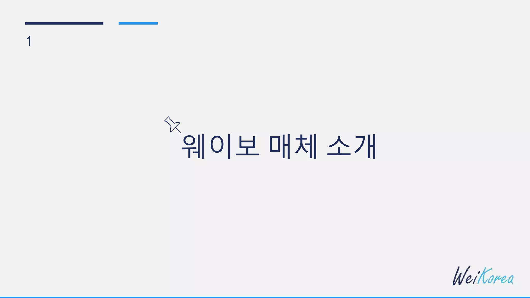 웨이보 매체 소개
1
 