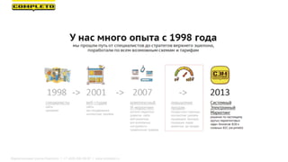 Маркетинговая группа Комплето | +7 (495) 640-89-97 | www.completo.ru
 