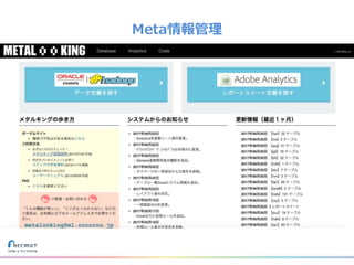 Meta情報管理
 