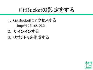 ネットワーク構成
VM VM VM
192.168.99.0/24
.2 .3 .4
host
.1
 
