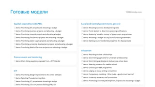 5
1000minds.comГотовые модели
 