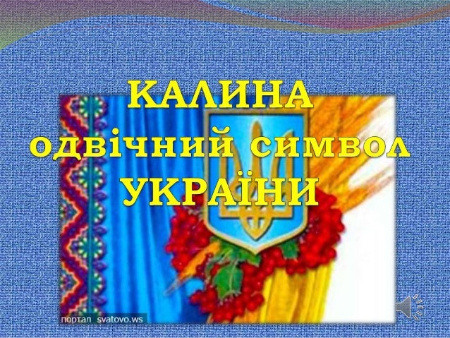 Калина значение символ