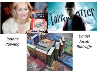 Joanne
Rowling
Daniel
Jacob
Radcliffe
 