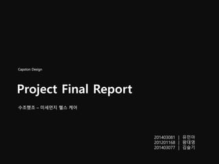 Project Final Report
 