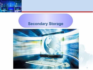 Secondary Storage
3
 