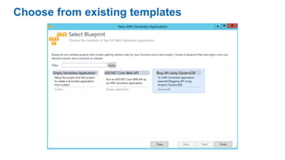 Choose from existing templates
 