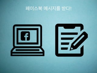 페이스북 메시지를 받다!
 