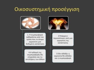 Οικοσυστημική προσέγγιση
 