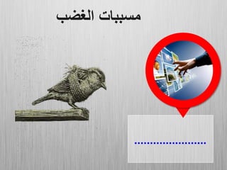 .......................
‫الغضب‬ ‫مسببات‬
 