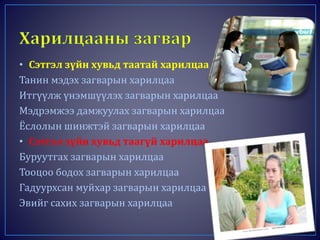 Харицаа-Эерэг хандлага | PPT