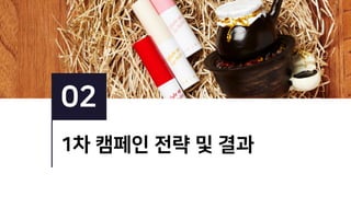 02
1차 캠페인 전략 및 결과
 
