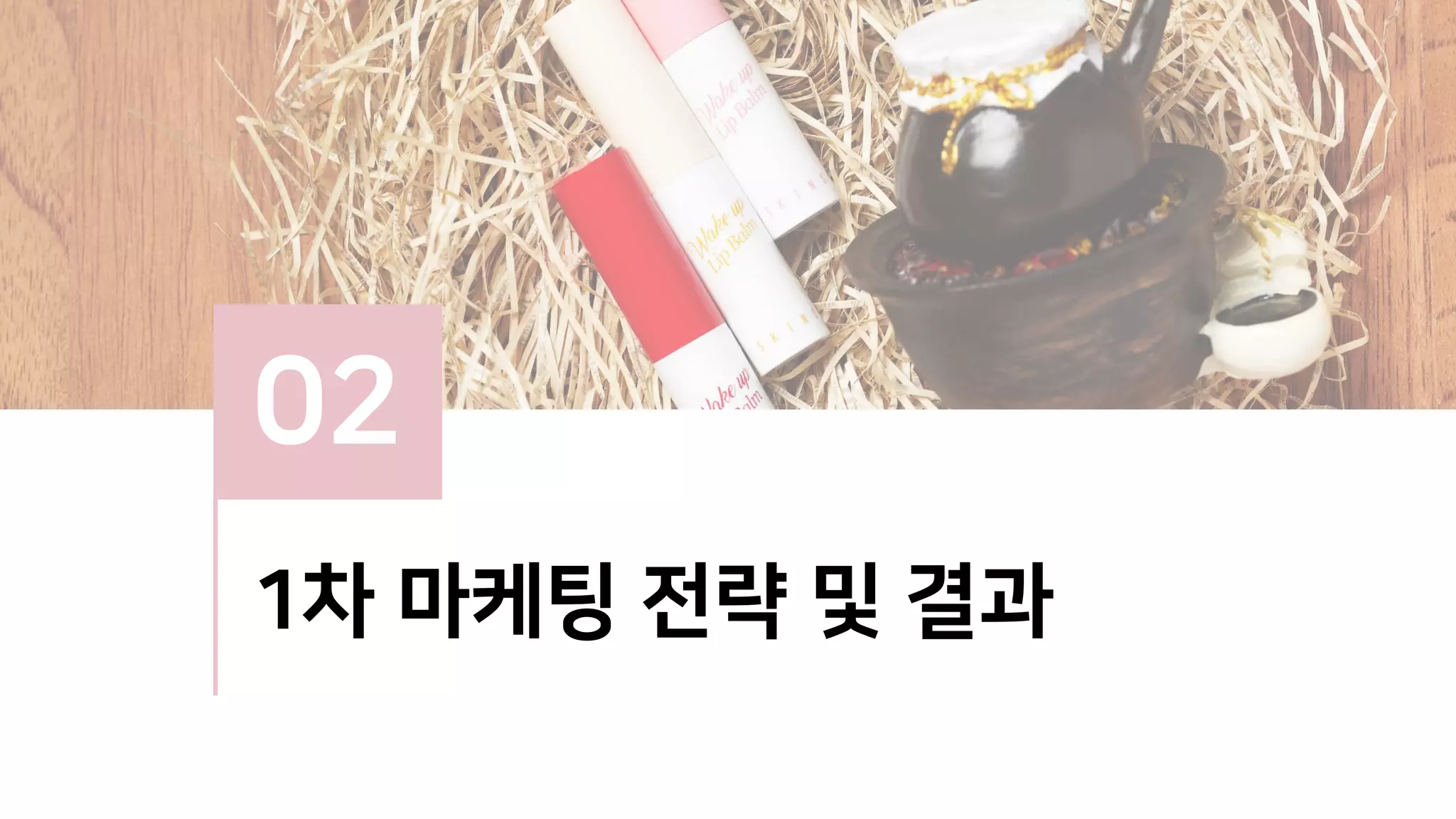 02
1차 마케팅 전략 및 결과
 