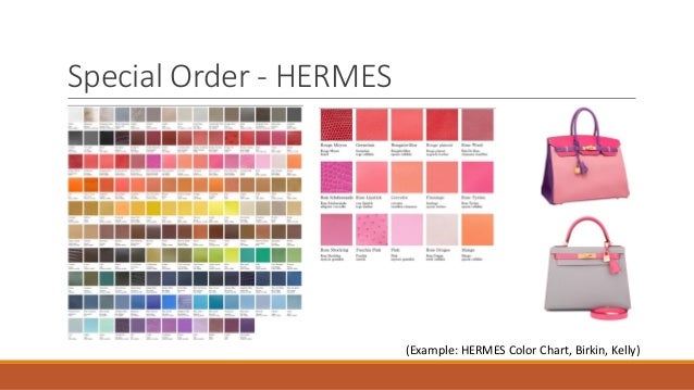 hermes colour chart 2019