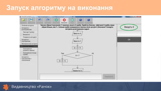 Запуск алгоритму на виконання
 