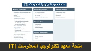 ITI ‫المعلومات‬ ‫تكنولوجيا‬ ‫معهد‬ ‫منحة‬
‫المعلومات‬ ‫تكنولوجيا‬ ‫معهد‬ ‫منحة‬ITI
 