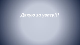 Дякую за увагу!!!
 