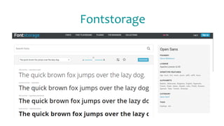 Fontstorage
 