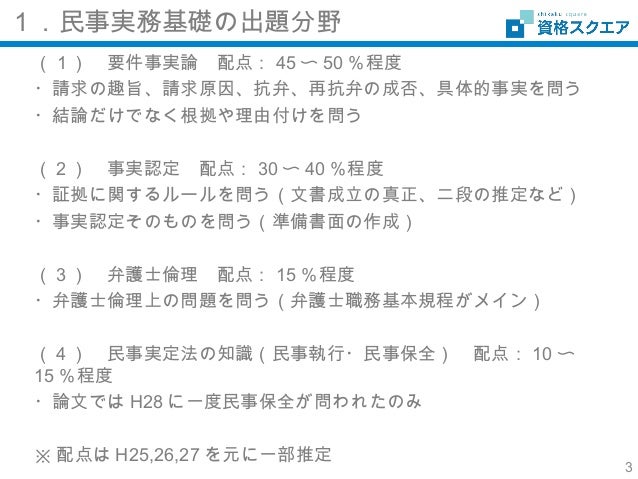 民事実務基礎科目の攻略法