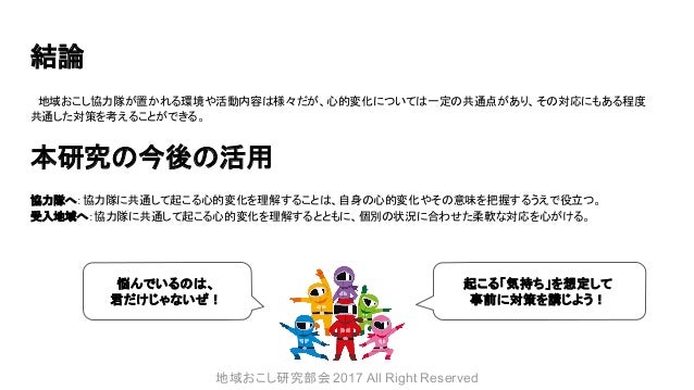 地域おこし協力隊の心的変化パターンとその要因分析