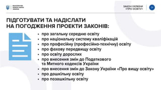 Закон "Про освіту"