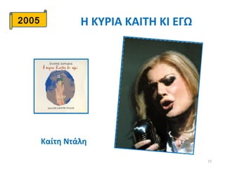 77
Η ΚΥΡΙΑ ΚΑΙΤΗ ΚΙ ΕΓΩ2005
Καίτη Ντάλη
 