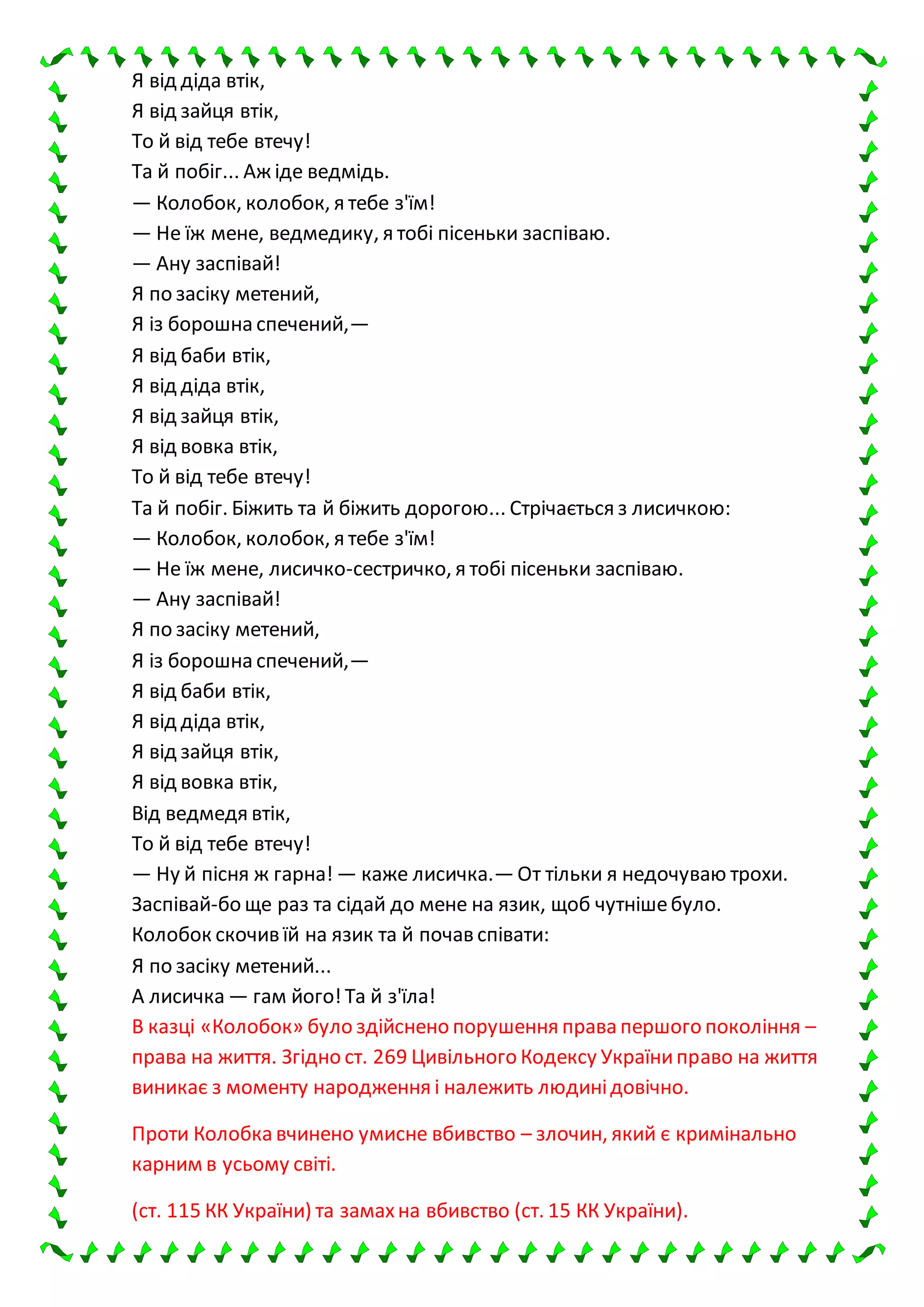 Пісеньки на миколая