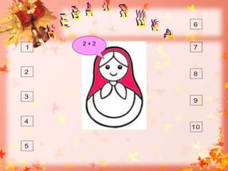 0
1
2
3
4
5
6
77
8
9
10
2 + 2
 