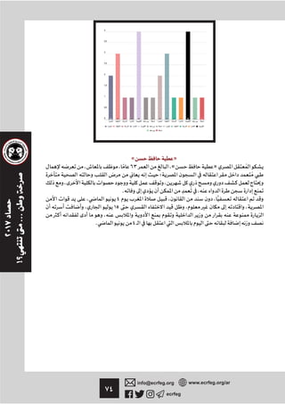 ٧٤ ecrfeg
info@ecrfeg.org www.ecrfeg.org/ar
« »
، ، ٦٣ ،« »
­ ‫؛‬
، ،
. ،
، ٤ ، ، ًّ
، ١٥ ، ،
،
. ٤
 