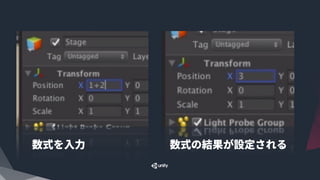 数式の結果が設定される数式を⼊⼒
 